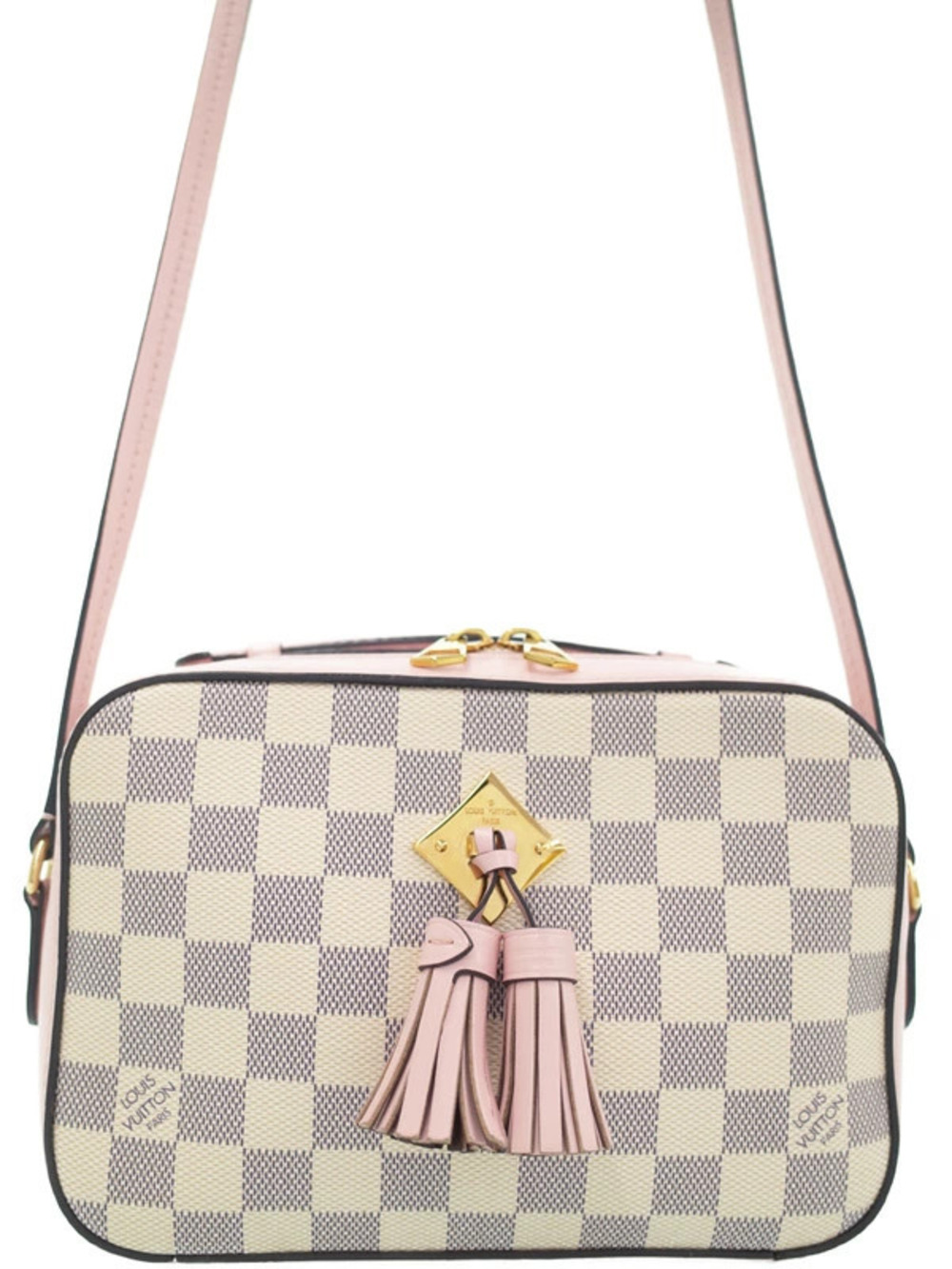 Louis Vuitton Damier Azur White Saintonge Shoulder Bag